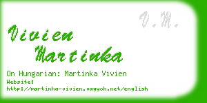 vivien martinka business card